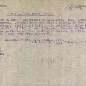 Soldier packet page
