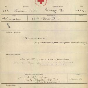 Soldier packet page