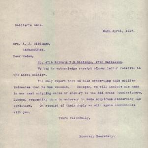 Soldier packet page