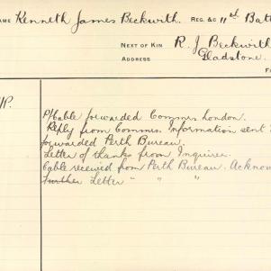 Soldier packet page