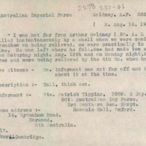 Soldier packet page