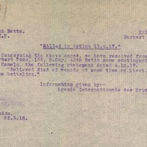Soldier packet page