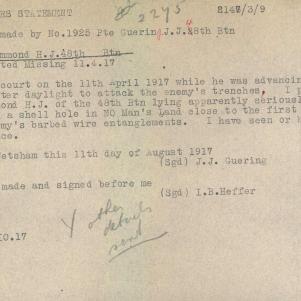 Soldier packet page