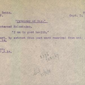 Soldier packet page