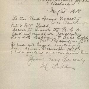 Soldier packet page
