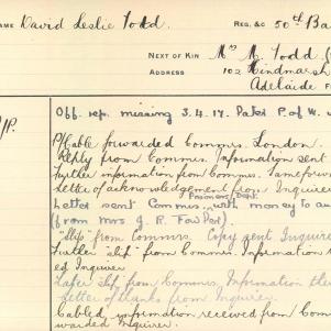 Soldier packet page