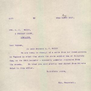 Soldier packet page