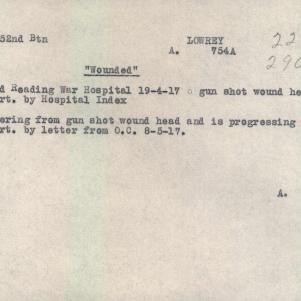 Soldier packet page