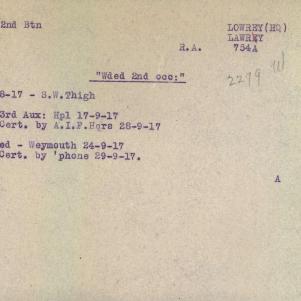 Soldier packet page