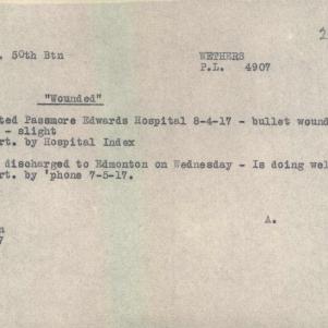 Soldier packet page