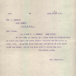 Soldier packet page