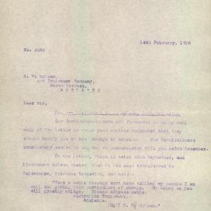 Soldier packet page