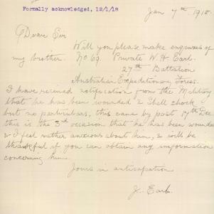 Soldier packet page