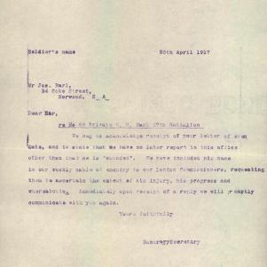 Soldier packet page