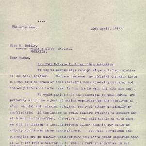 Soldier packet page