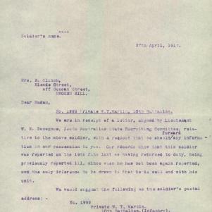 Soldier packet page