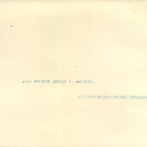 Soldier packet page