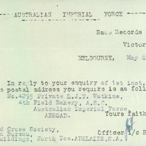 Soldier packet page