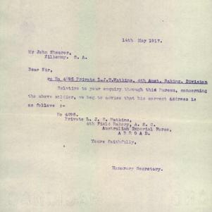 Soldier packet page