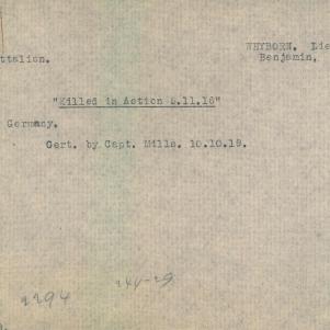 Soldier packet page
