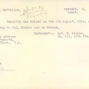 Soldier packet page