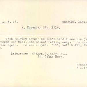 Soldier packet page