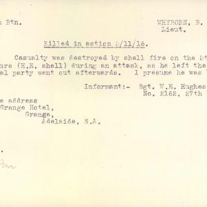 Soldier packet page