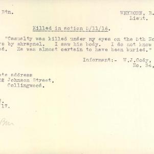 Soldier packet page