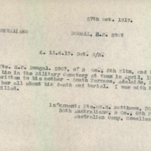 Soldier packet page