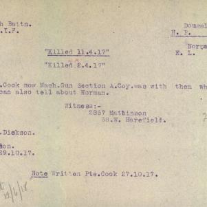 Soldier packet page