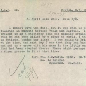 Soldier packet page