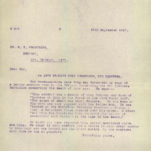 Soldier packet page