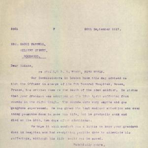 Soldier packet page
