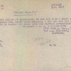 Soldier packet page