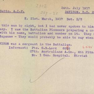 Soldier packet page