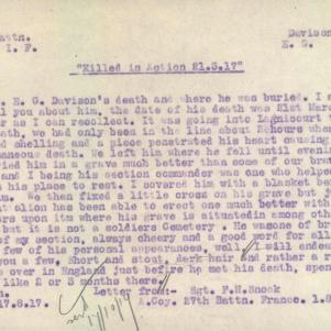 Soldier packet page
