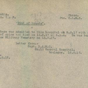 Soldier packet page
