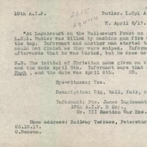 Soldier packet page
