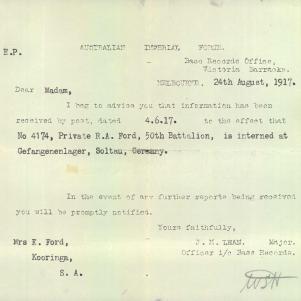 Soldier packet page