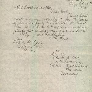 Soldier packet page