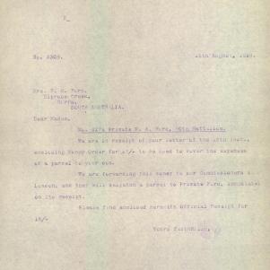 Soldier packet page