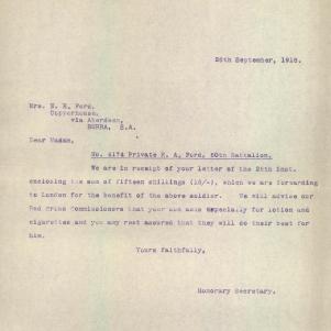 Soldier packet page