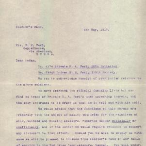 Soldier packet page