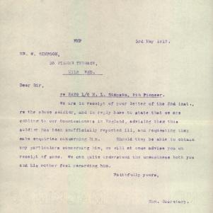 Soldier packet page