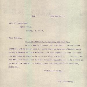 Soldier packet page