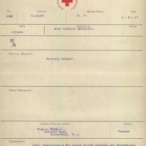 Soldier packet page