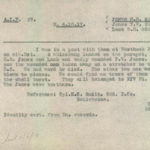 Soldier packet page