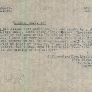 Soldier packet page