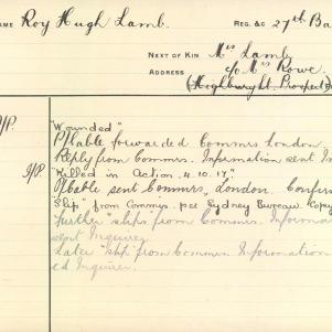 Soldier packet page