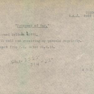 Soldier packet page